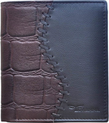 

Tamanna Men Brown Genuine Leather Wallet(8 Card Slots), Dark brown;light brown