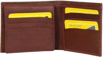 

Hashain Leather Works Boys Brown Genuine Leather Wallet(6 Card Slots)