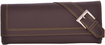 

Cuddle Girls Casual, Formal, Travel, Trendy Multicolor Fabric Wallet(4 Card Slots), Dark brown