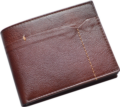

Knott Men Brown Genuine Leather Wallet(15 Card Slots), Brown-20