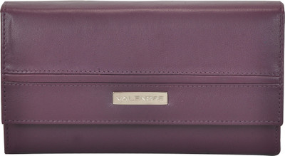 

VALENORE Women Casual Purple Genuine Leather Wallet(12 Card Slots), Violet