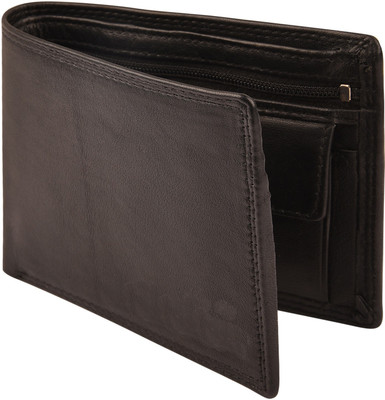 

Death by Color Men Black Genuine Leather Wallet(8 Card Slots)