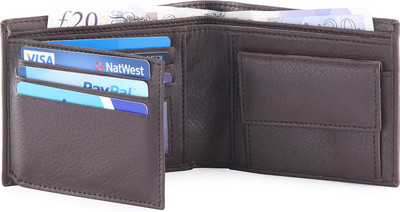 

Hide & Sleek Men Brown Artificial Leather Wallet(7 Card Slots)
