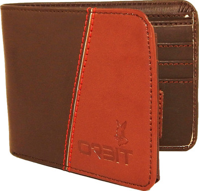 

Orbit Men Brown, Tan Genuine Leather Wallet(8 Card Slots)