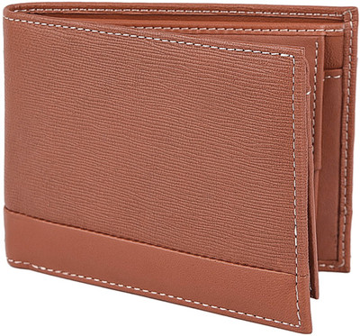 

Taksh Men Brown Genuine Leather Wallet(7 Card Slots)