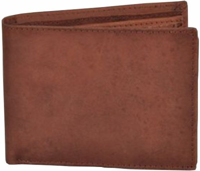 

Divoto Men Tan Genuine Leather Wallet(3 Card Slots), Tan-03