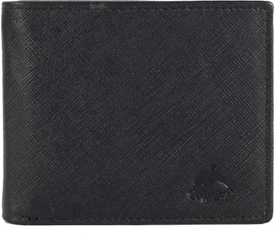 

New Dolphin Men Black Genuine Leather Wallet(7 Card Slots)