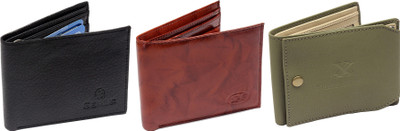 

Cay Men Multicolor Artificial Leather Wallet(5 Card Slots)