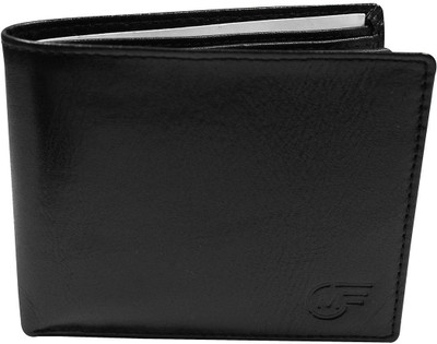 

The Purple Marke Men Black Artificial Leather Wallet(9 Card Slots)