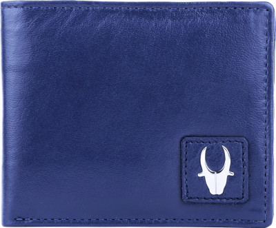 

WildHorn Men Blue Genuine Leather Wallet(6 Card Slots)