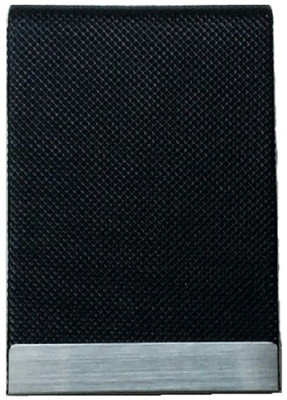 

ShopoSite Men Black Artificial Leather Card Holder(1 Card Slot)
