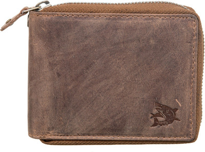 

Goodwill Leather Art Men Casual, Formal Brown Genuine Leather Wallet(11 Card Slots)