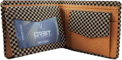

Orbit Men Multicolor Genuine Leather Wallet(6 Card Slots), Black