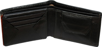 

MOSPL Men Black, Brown Genuine Leather Wallet(7 Card Slots)