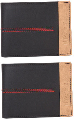 

HT Collections Men Black Artificial Leather Wallet(6 Card Slots)