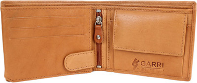 

Garri Men Tan Genuine Leather Wallet(9 Card Slots)
