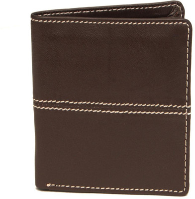 

Borse Men Brown Genuine Leather Wallet(4 Card Slots)