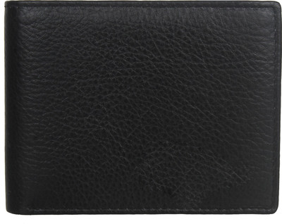 

ADESCO Men Black Genuine Leather Wallet(6 Card Slots)