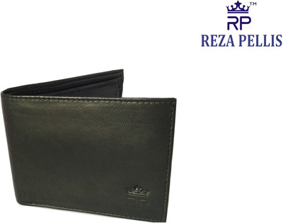 

REZA PELLIS Boys Black Genuine Leather Wallet(5 Card Slots)