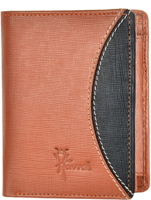 

Hawai Men Brown Genuine Leather Wallet(14 Card Slots)