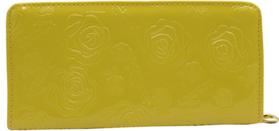 

Trendy Women Casual Green Artificial Leather Wallet(6 Card Slots), Yellow