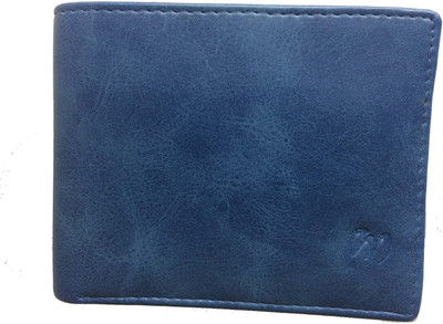 

Easi Product Men Blue Genuine Leather Wallet(8 Card Slots)