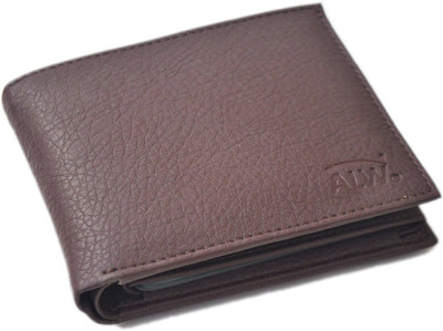 

Fashion ALW Men Brown Artificial Leather Wallet(15 Card Slots)