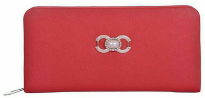 

Uno Covers Women Trendy, Casual, Evening/Party Pink Artificial Leather Wallet(7 Card Slots), Carrot pink