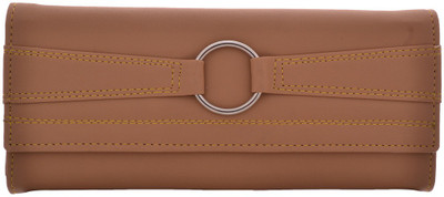 

Cuddle Girls Casual, Formal, Travel, Trendy Multicolor Fabric Wallet(4 Card Slots), Beige