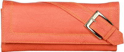 

Cuddle Women Pink Fabric Wallet(4 Card Slots), Peach