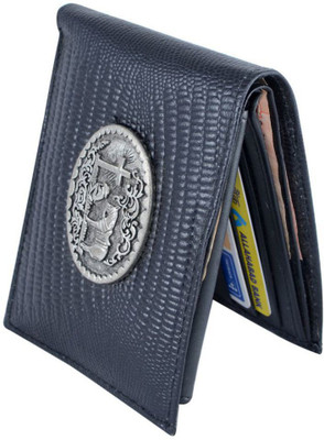 

Holboro Men Black Genuine Leather Wallet(8 Card Slots)