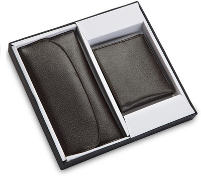 

Arum Men Brown Genuine Leather Wallet(7 Card Slots), Dark brown