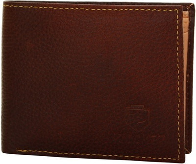 

Wocket Men Brown Genuine Leather Wallet(3 Card Slots), Brown-05