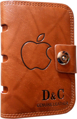 

DC Men Brown Artificial Leather Wallet(16 Card Slots)