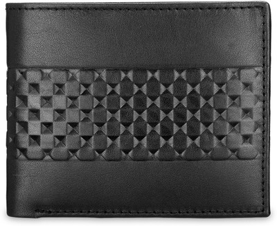 

Teakwood Men Black Genuine Leather Wallet(8 Card Slots)