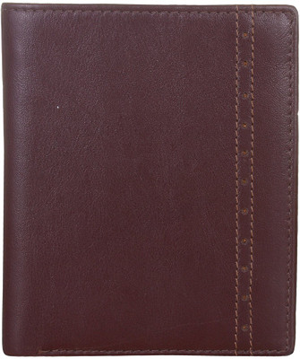 

Global Impex Men Red Genuine Leather Wallet(12 Card Slots)