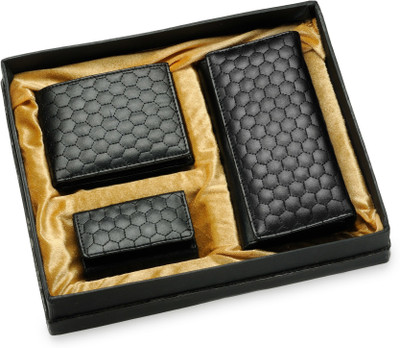 

Arum Men Black Artificial Leather Wallet(7 Card Slots)