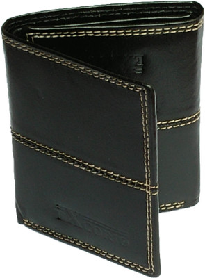 

eXcorio Men Black Genuine Leather Wallet(5 Card Slots)