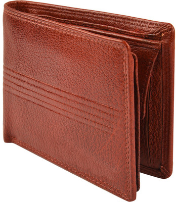 

Death by Color Men Brown Genuine Leather Wallet(8 Card Slots)