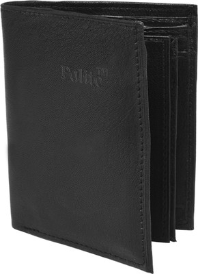 

palito Boys Black Genuine Leather Wallet(10 Card Slots)
