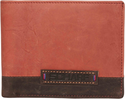 

Scharf Men Multicolor Genuine Leather Wallet(8 Card Slots), Red-58