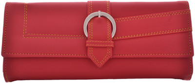 

Cuddle Girls Casual, Formal, Travel, Trendy Multicolor Fabric Wallet(4 Card Slots), Red