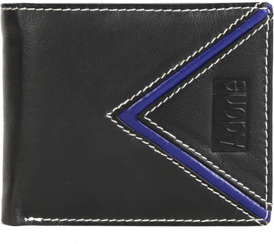 

Adone Men Black, Blue Genuine Leather Wallet(6 Card Slots)