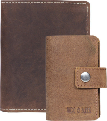 

Hide & Sleek Men Multicolor Genuine Leather Wallet(5 Card Slots), Mc-939