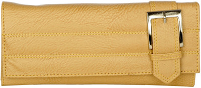 

Cuddle Women Casual Beige Fabric Wallet(4 Card Slots)