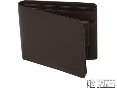 

Kim Jagger Men Brown Genuine Leather Wallet(8 Card Slots)