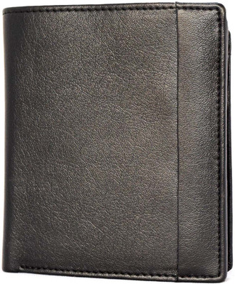 

D'zigners Men Black Genuine Leather Wallet(14 Card Slots)
