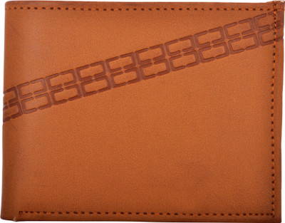 

Exotique Men Tan Artificial Leather Wallet(5 Card Slots)