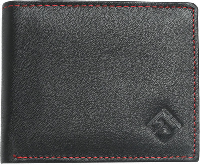 

Giani Bernard Men Black Genuine Leather Wallet(8 Card Slots), Black-01