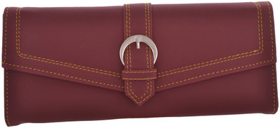 

Cuddle Girls Casual, Formal, Travel, Trendy Multicolor Fabric Wallet(4 Card Slots), Maroon